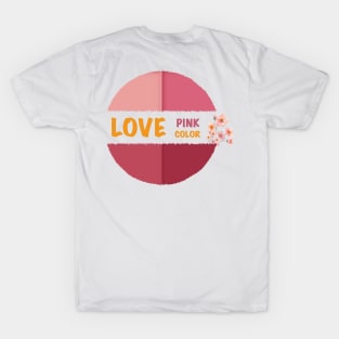 Flower Geometric Pink Colorful #21 T-Shirt